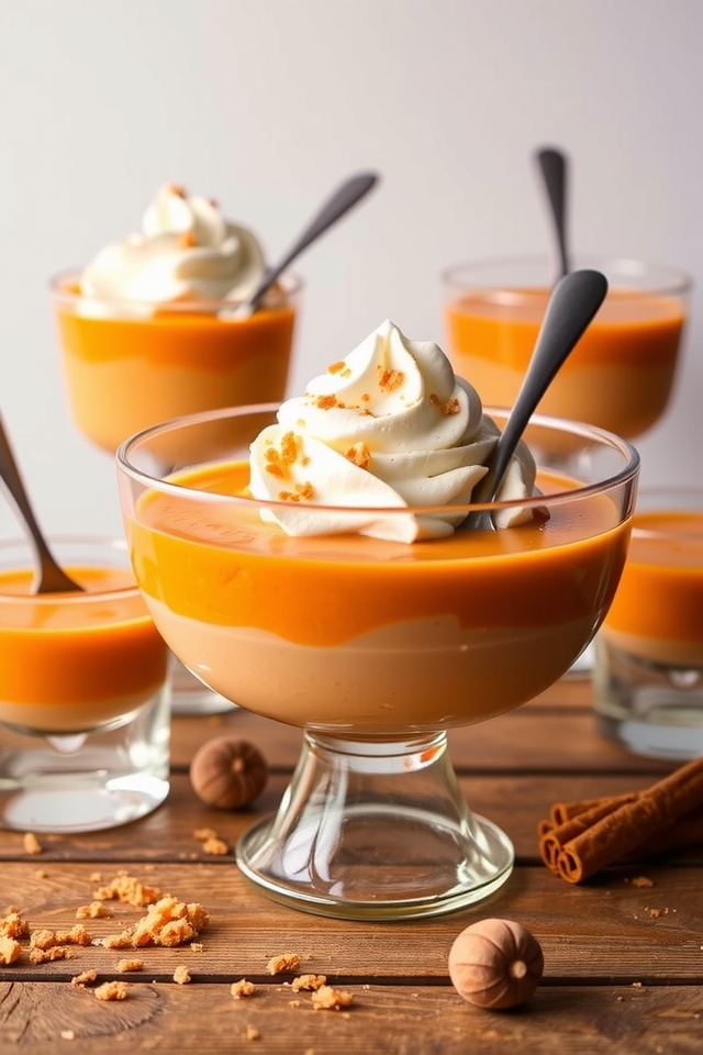 delightful airy pumpkin mousse
