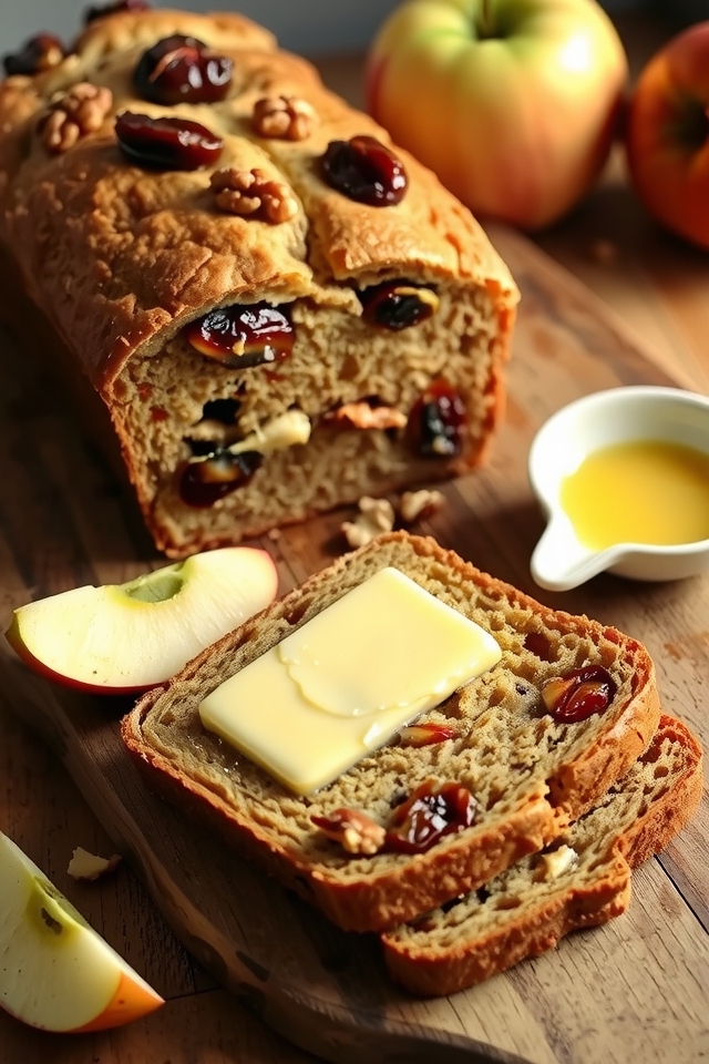 delightful apple date bread