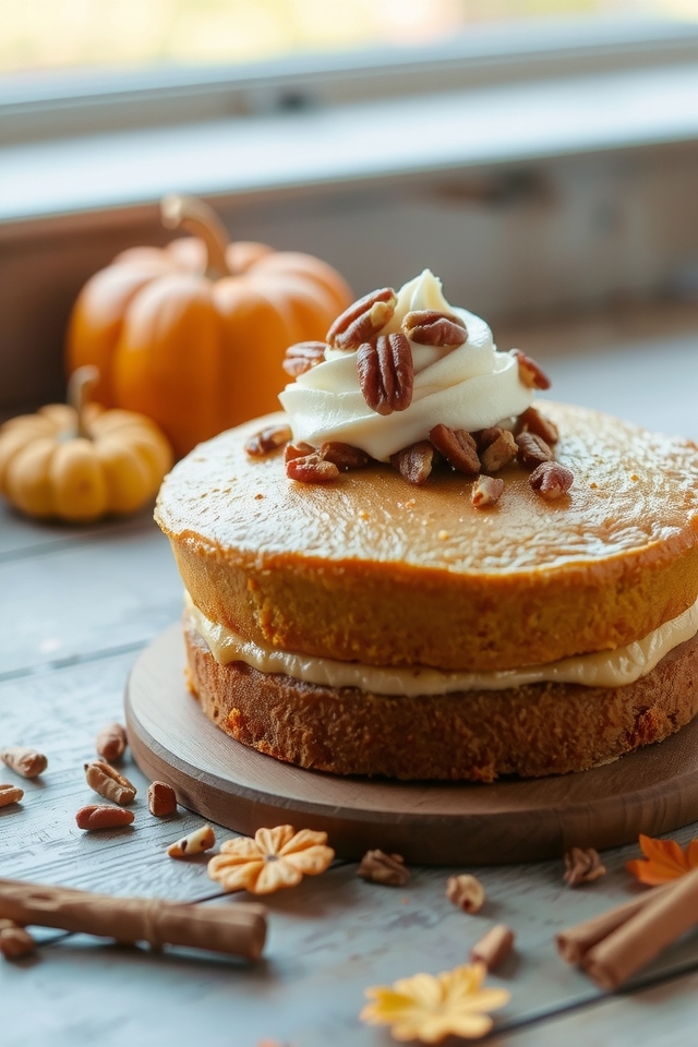 delightful pumpkin spice cake
