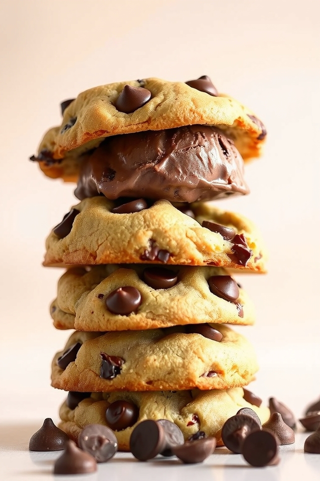 espresso chocolate chip sandwiches