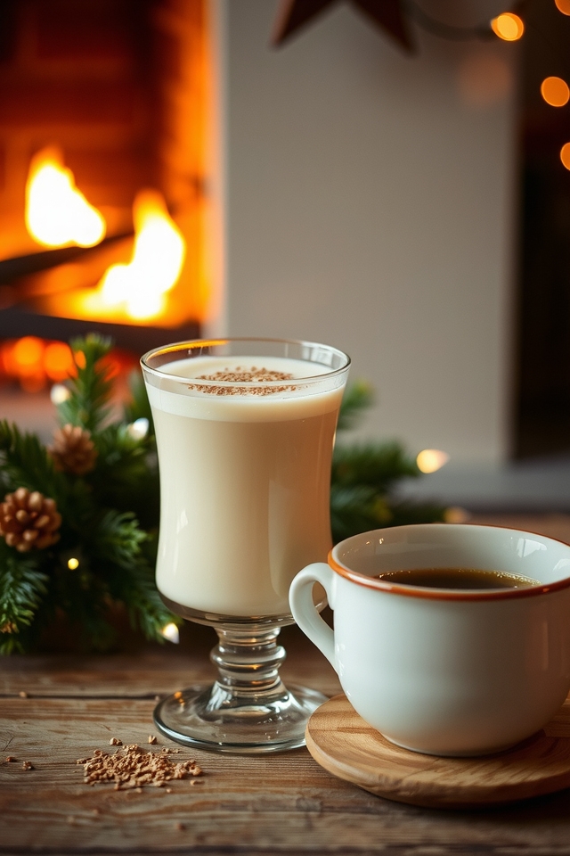 espresso eggnog holiday delight