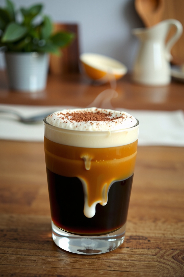 espresso steamed milk foam