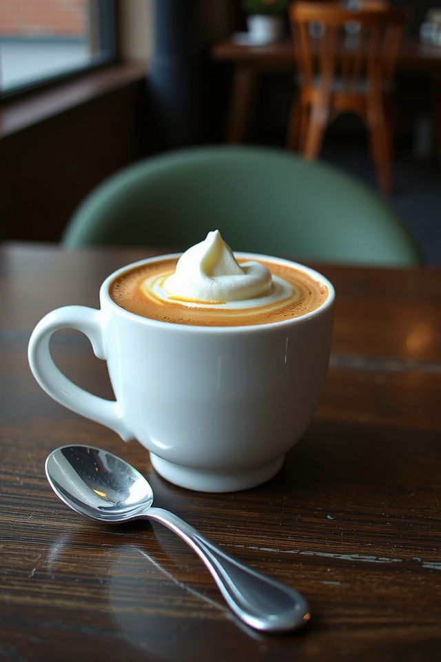 espresso with foamed milk