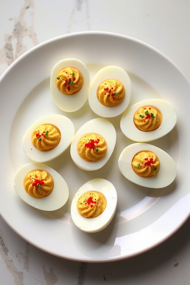 exotic curry deviled eggs