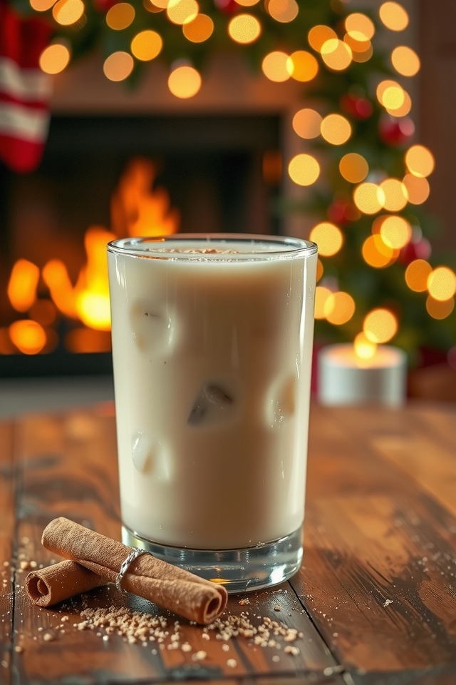 festive creamy holiday cocktail