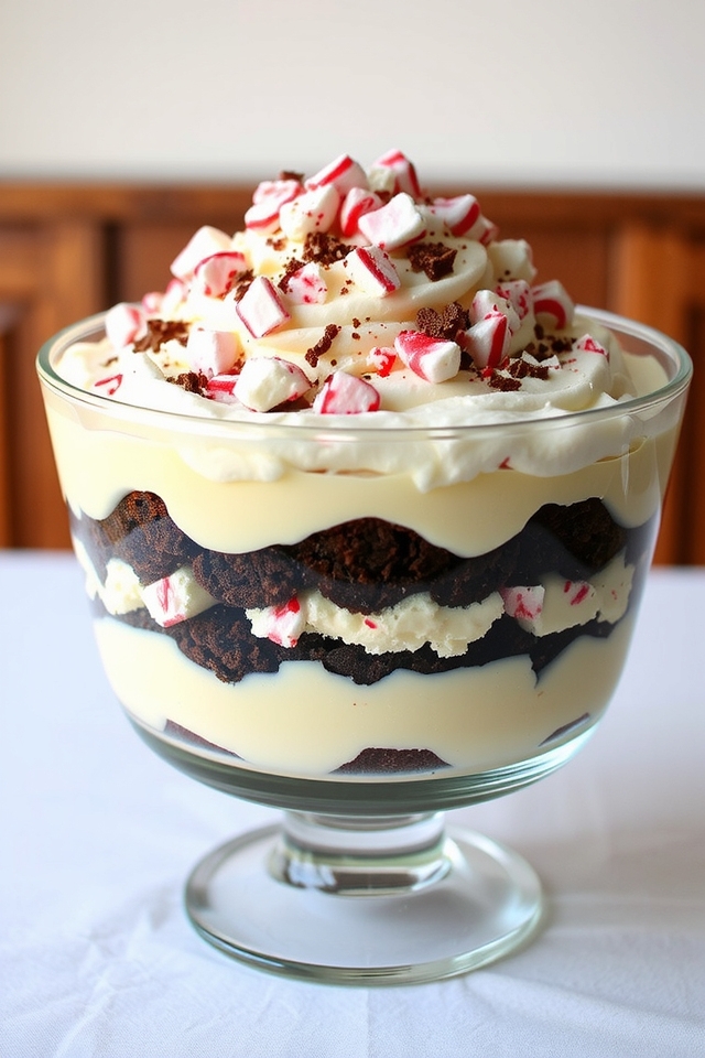 festive layered holiday dessert