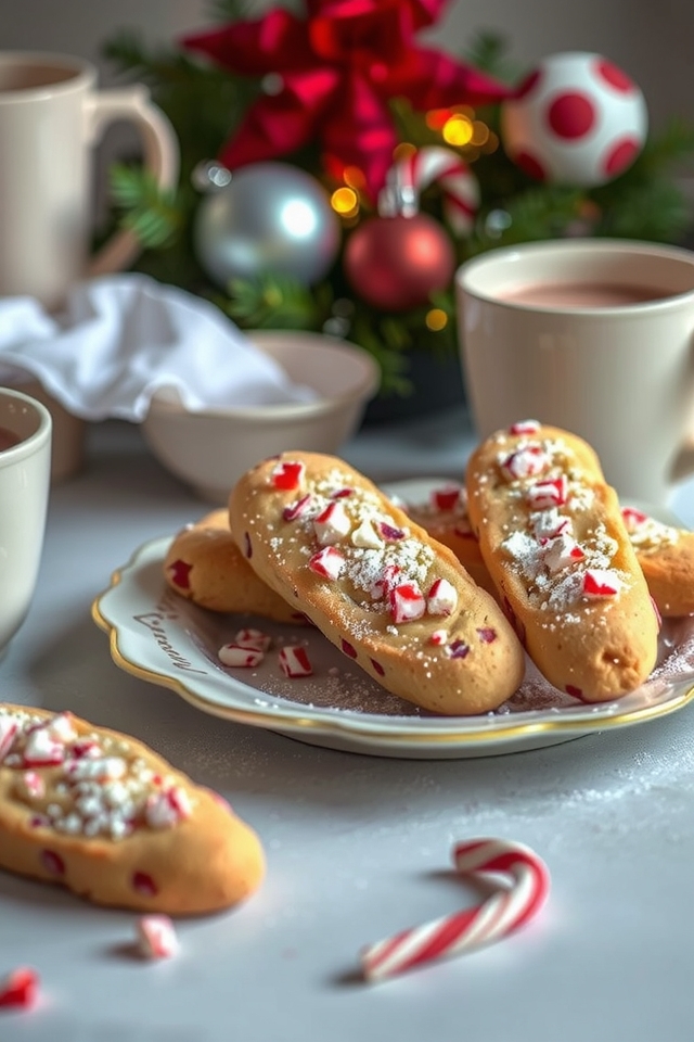 festive minty crunchy treats