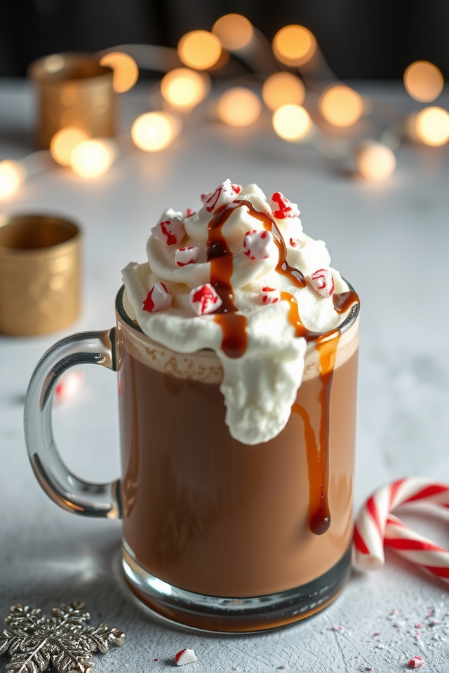 festive peppermint mocha cocoa