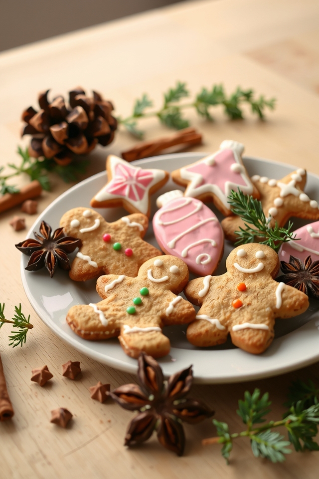 festive spiced holiday cookies