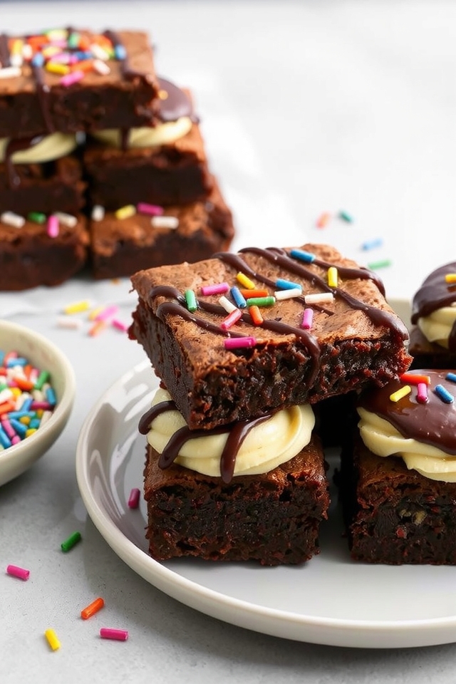 fudgy brownie cake delight