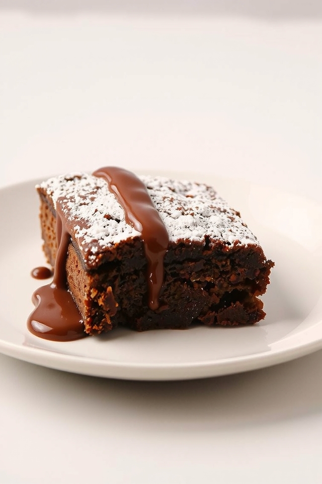 fudgy coffee infused chocolate brownies