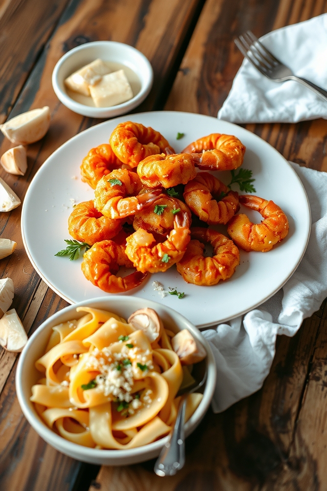 garlic butter shrimp delight