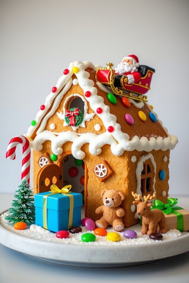 gingerbread santa workshop theme