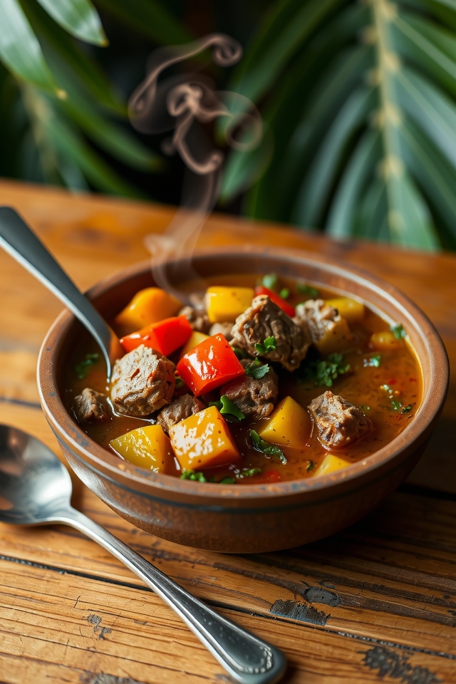 hearty caribbean spice soup
