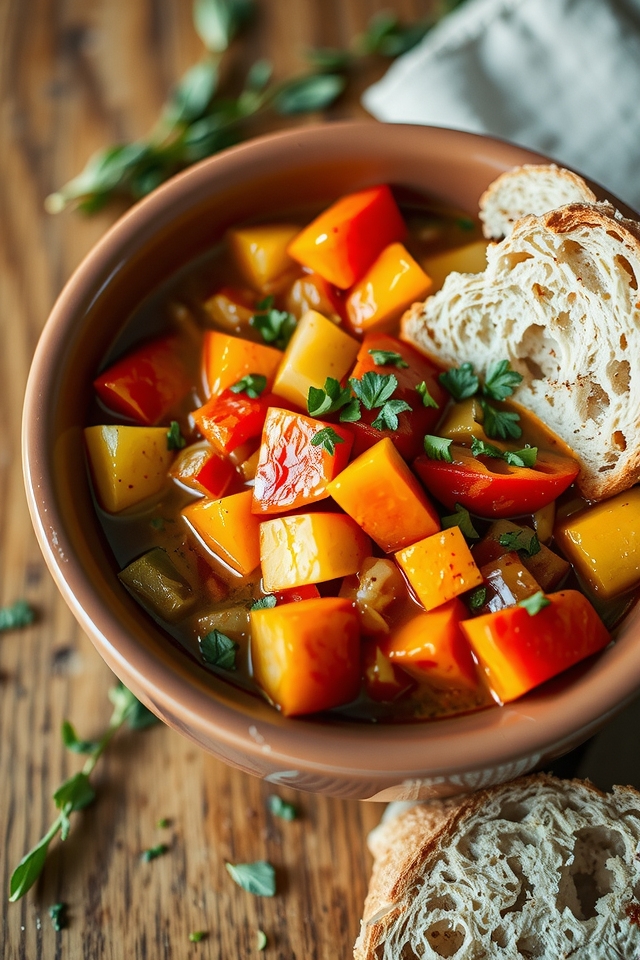 hearty comforting vegetable soup