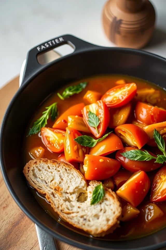 hearty fire roasted tomato soup