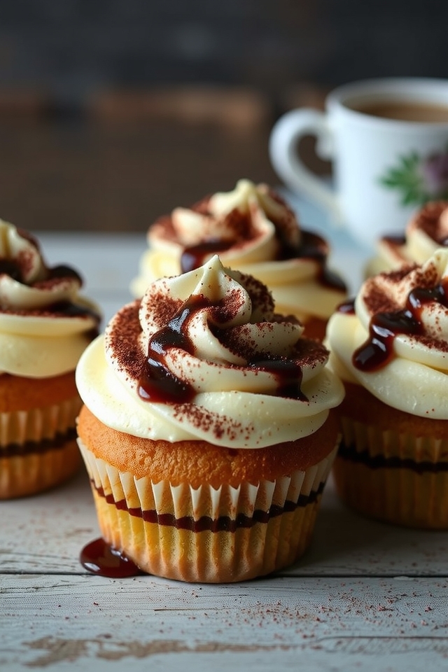 indulgent coffee infused cupcakes