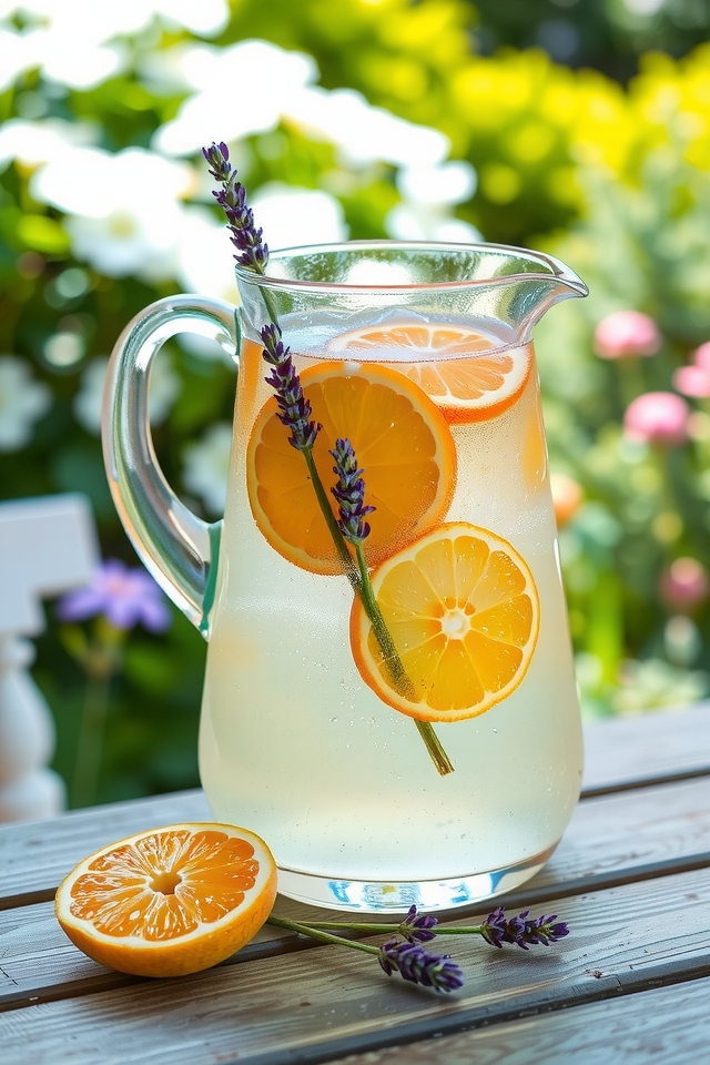 lavender infused white wine