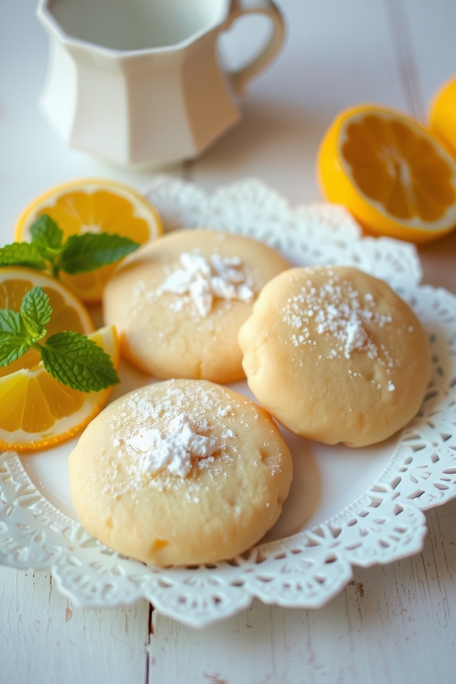 lemon zest chewy cookies