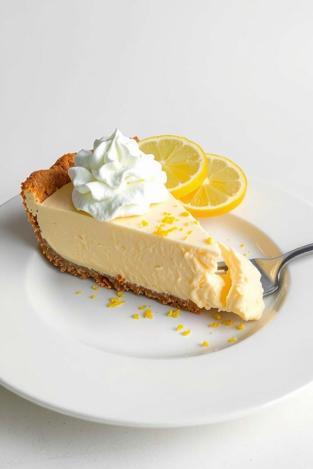 lemon zest cream pie