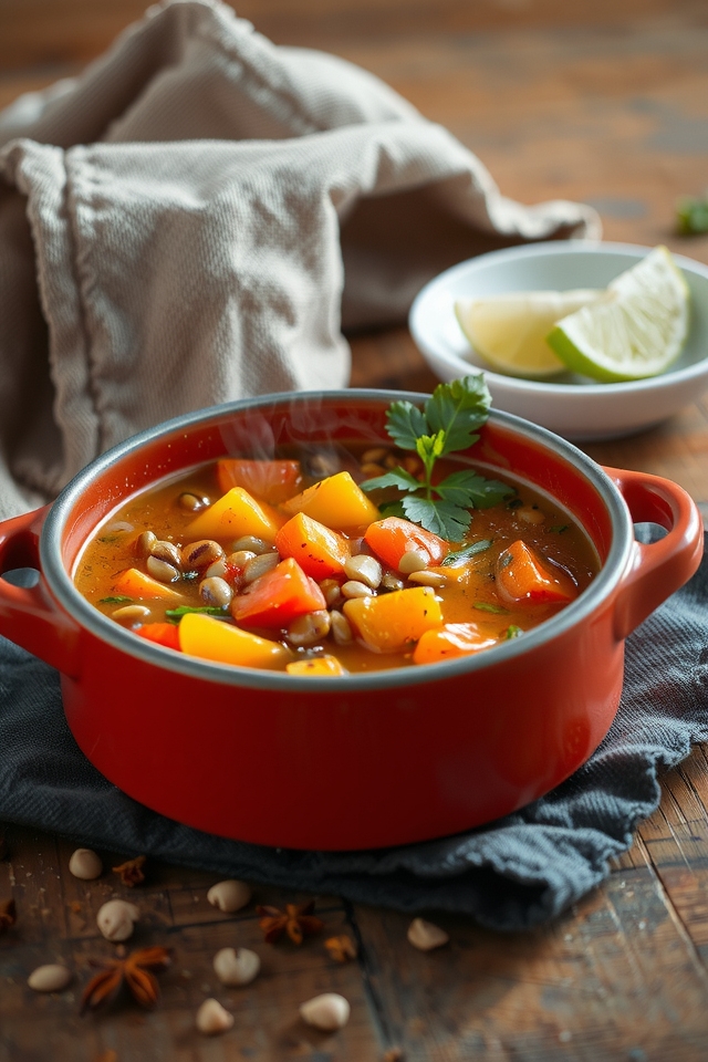 lentil pepper soup delight
