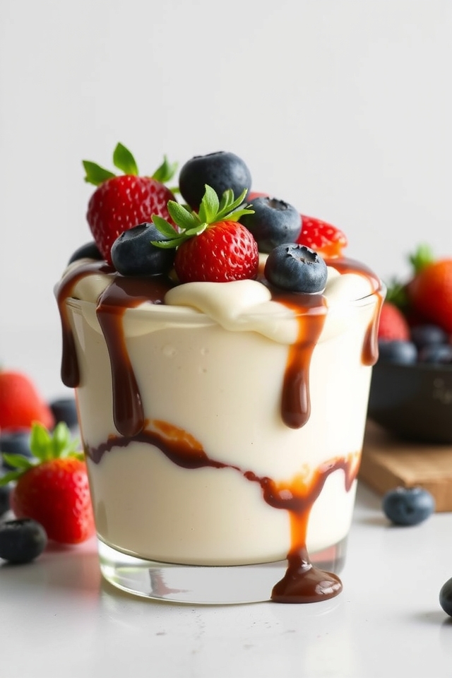 light and airy dessert