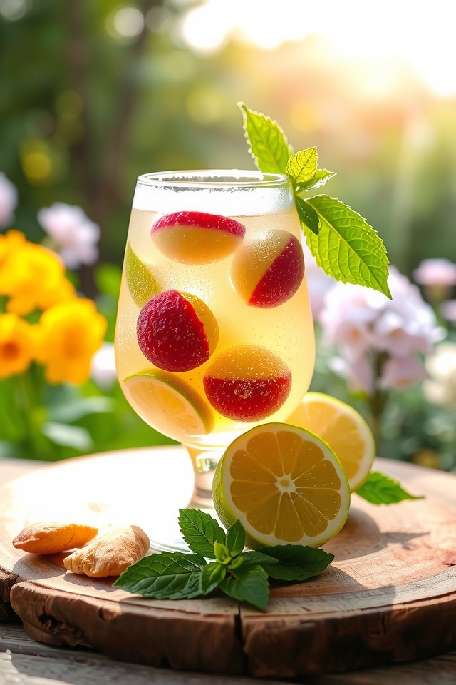 lychee ginger white sangria
