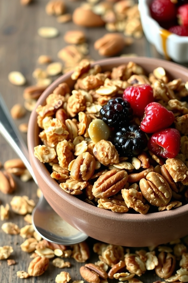 maple nut granola delight