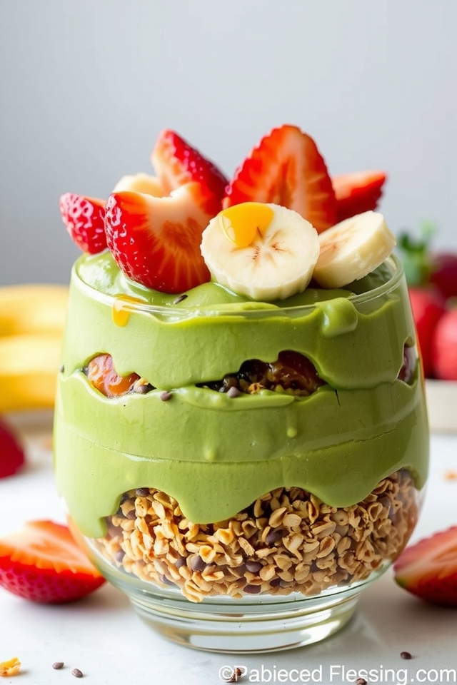 matcha yogurt parfait delight