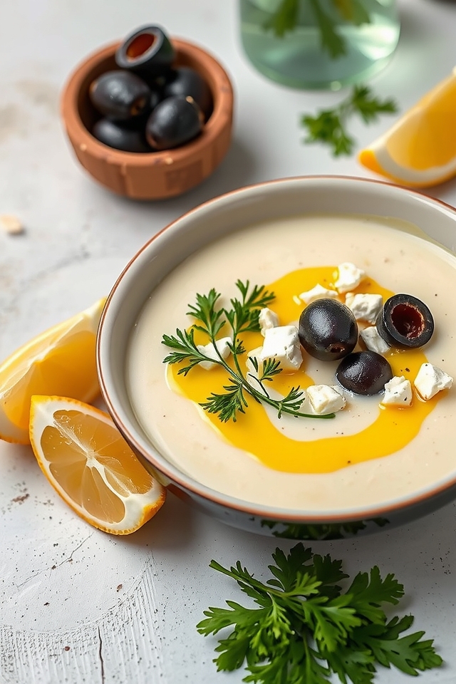 mediterranean chilled potato soup