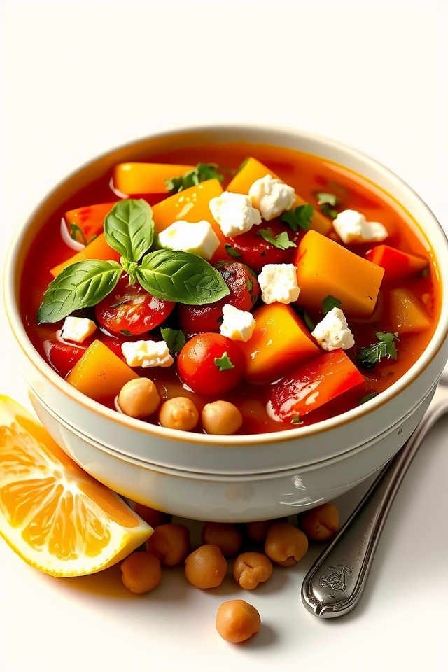 mediterranean vegetable soup delight