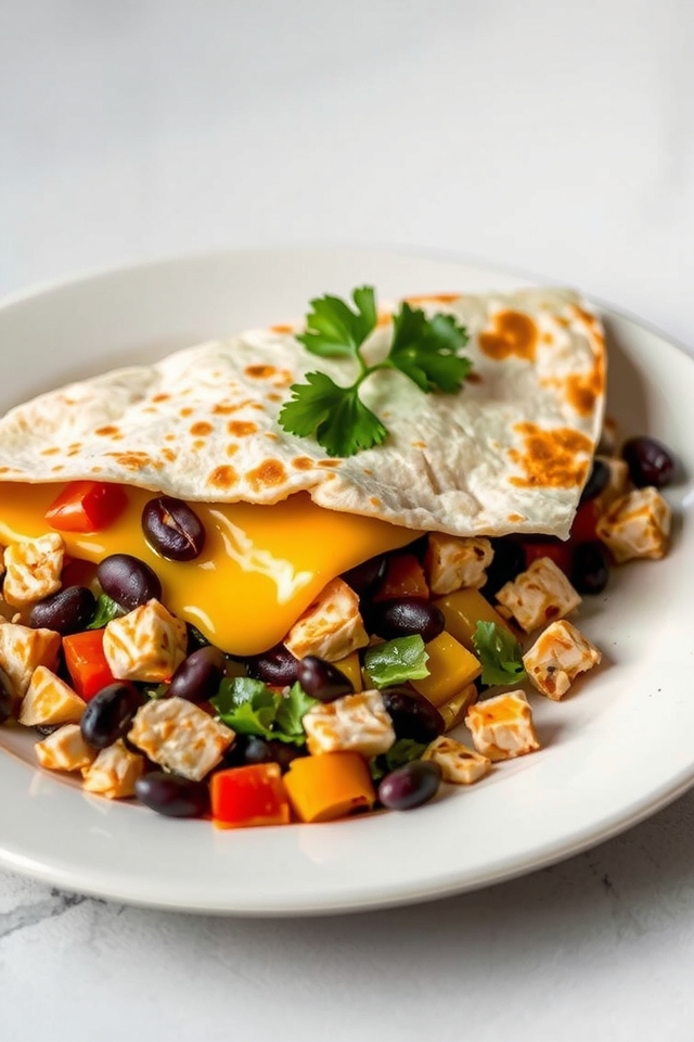 microwave cheesy tortilla snack