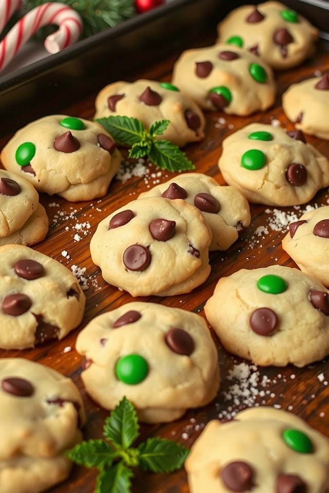 minty chocolaty cookie delight