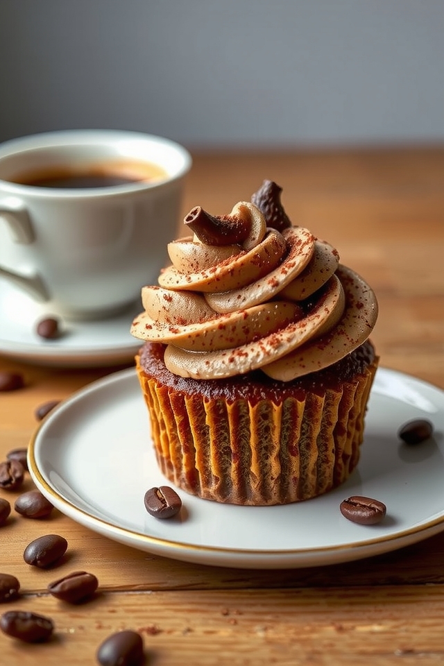 mocha coffee cupcakes delight
