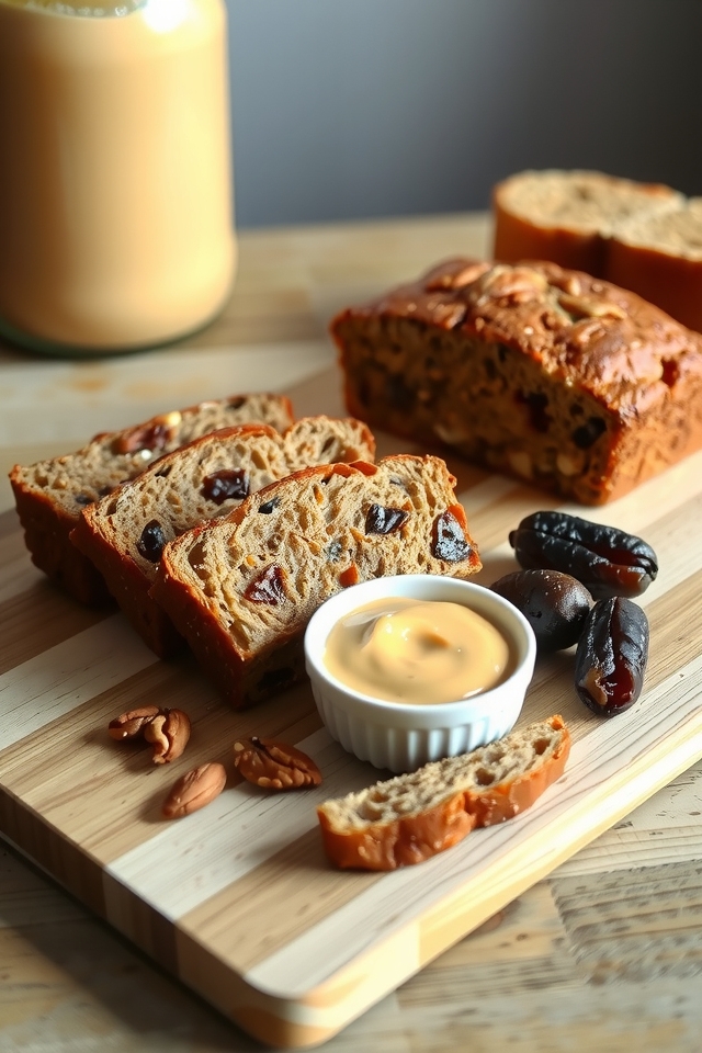 moist gluten free date nut bread