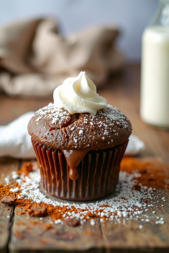 molten chocolate center cupcakes