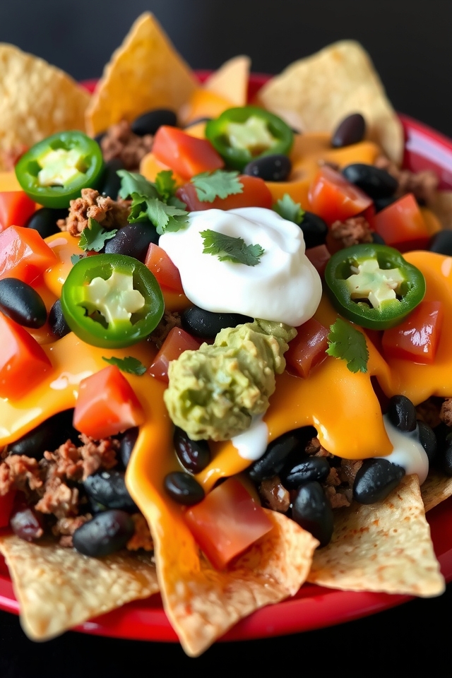 mouthwatering loaded nachos delight
