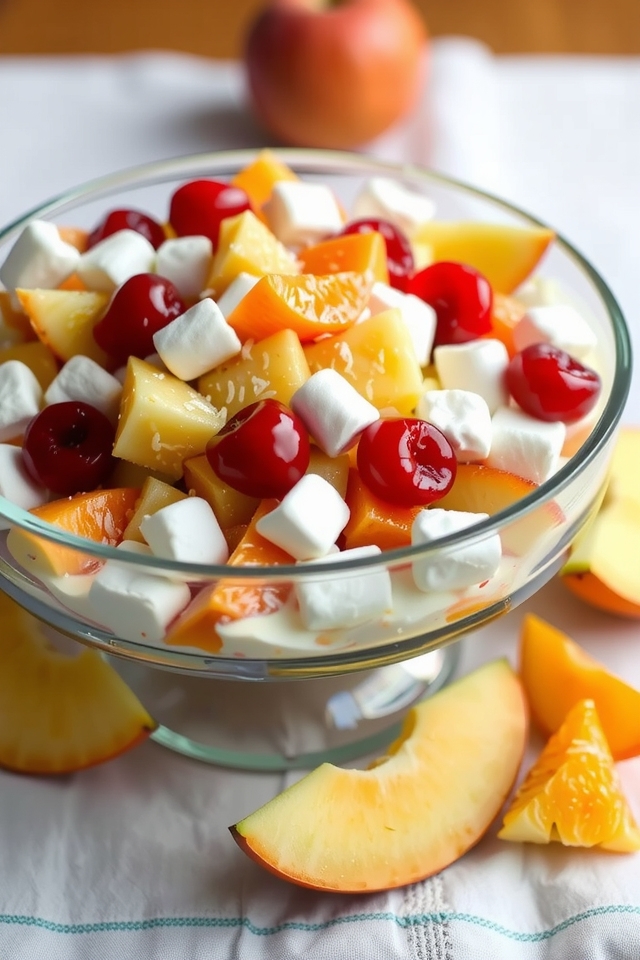 nostalgic fruity creamy salad