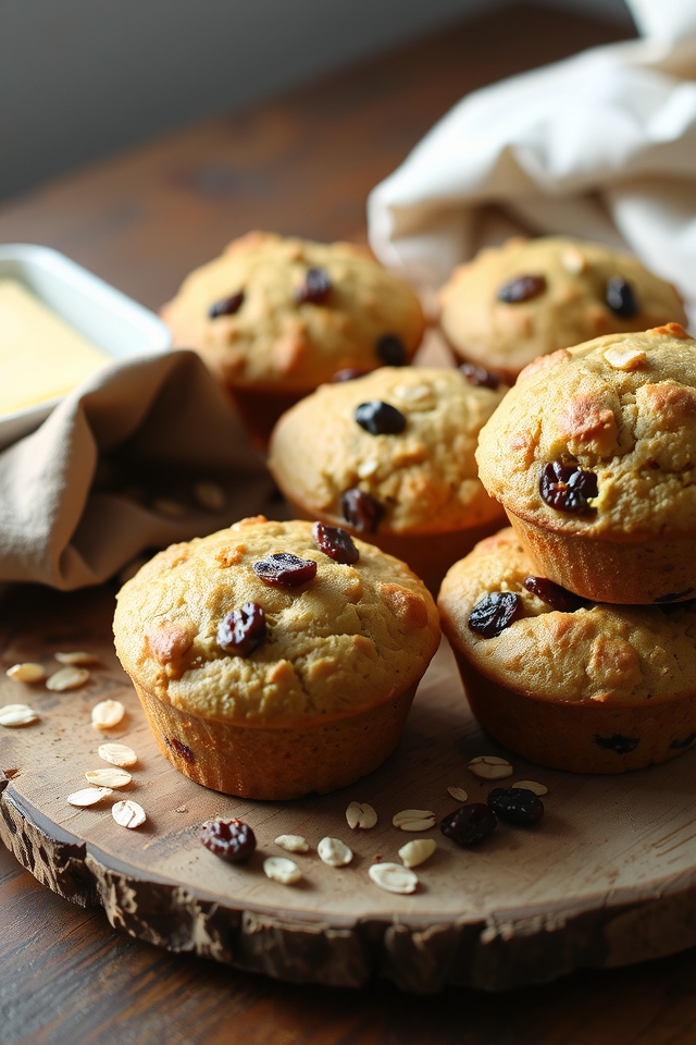 nutritious breakfast oatmeal muffins