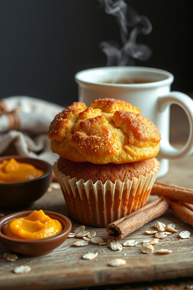nutritious fall breakfast muffins