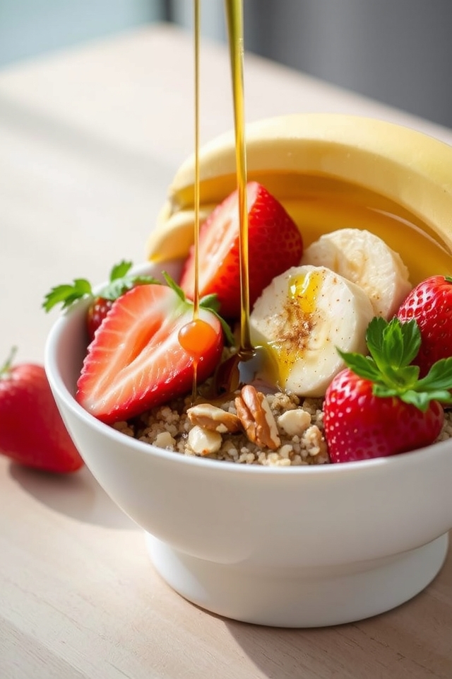 nutritious maple quinoa breakfast