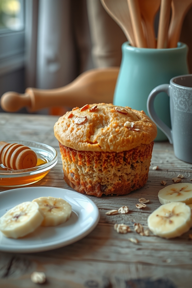 nutritious peanut butter muffins