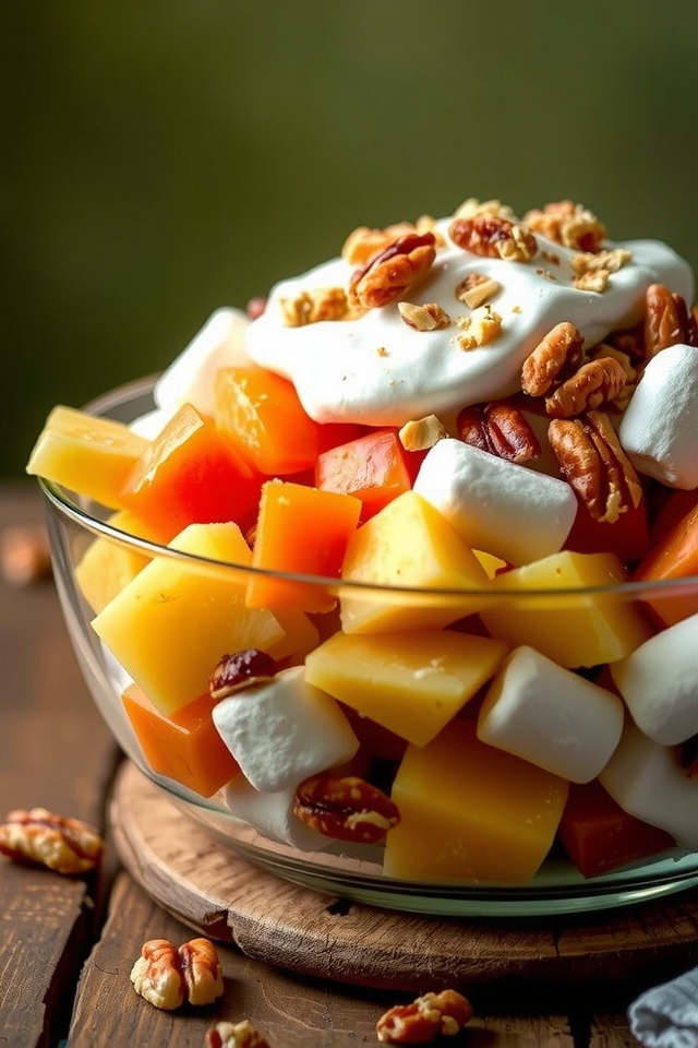 nutty fruit salad delight