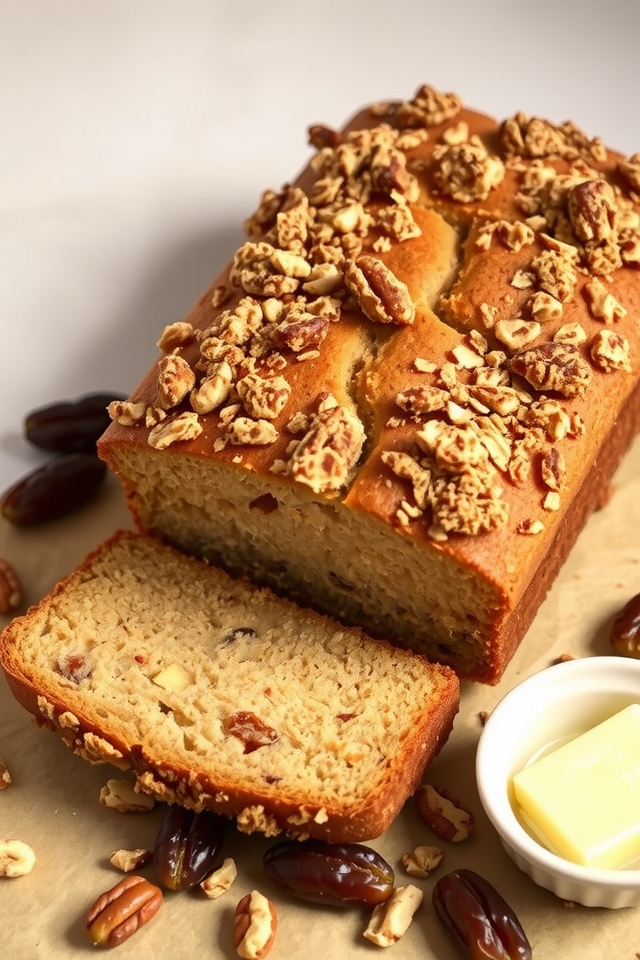 nutty sweet cinnamon streusel bread