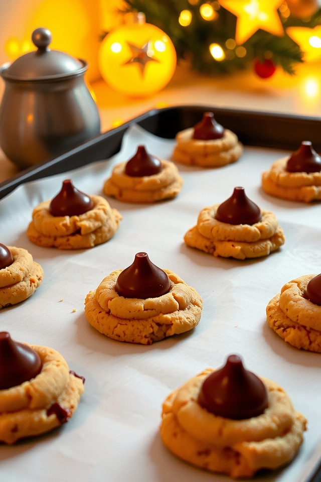 peanut butter chocolate cookies