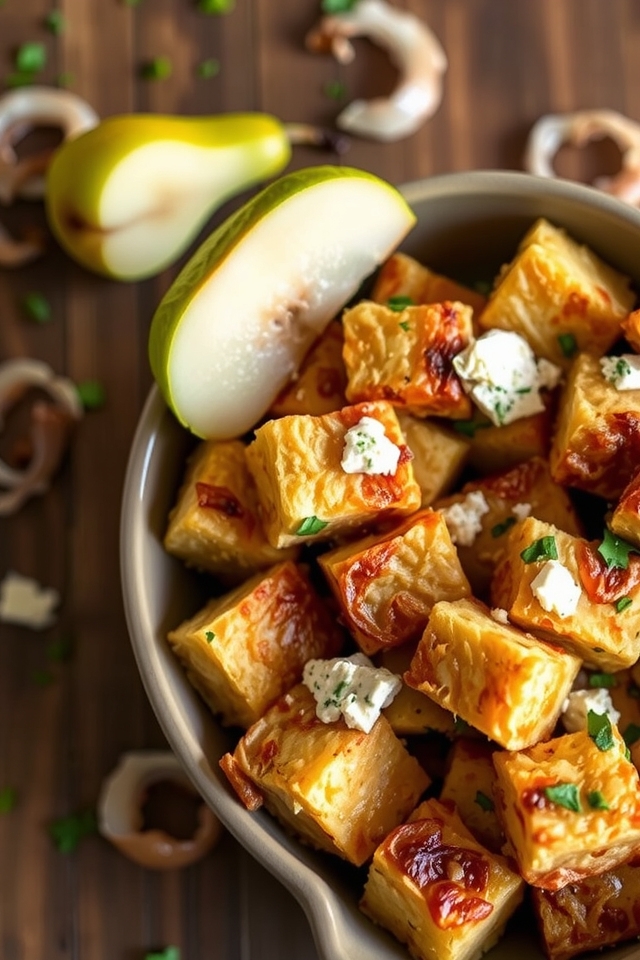 pear and gorgonzola stuffing