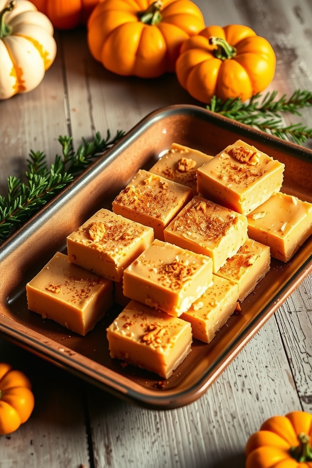 pumpkin pie flavored fudge