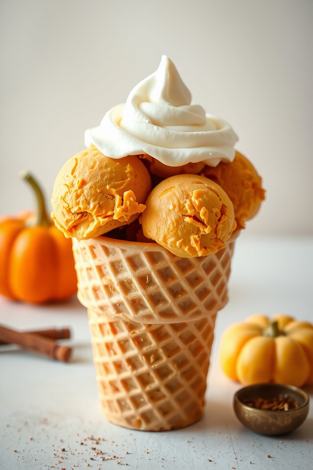 pumpkin pie flavored ice cream