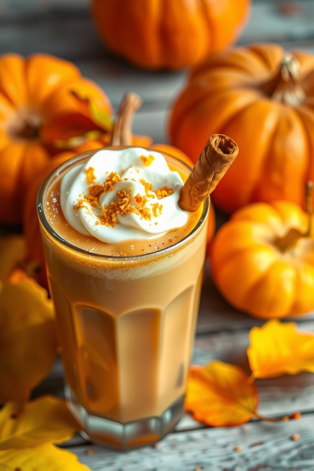 pumpkin pie flavored smoothie