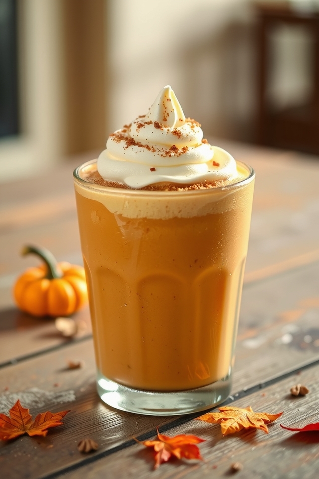 pumpkin pie smoothie delight